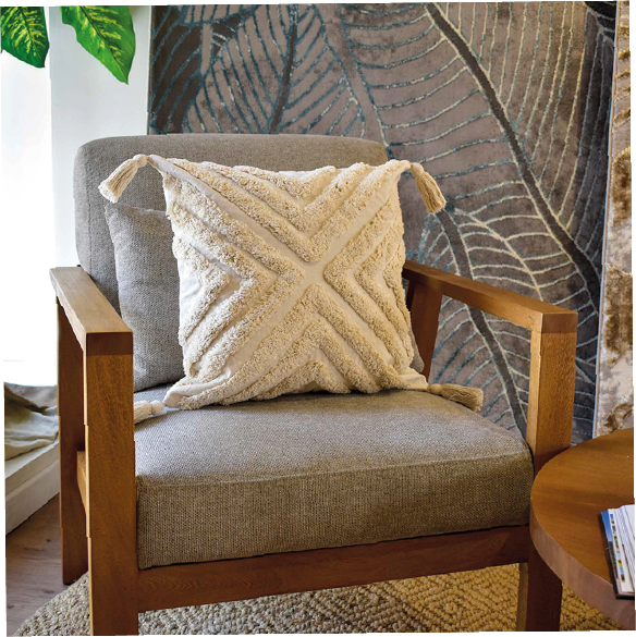 Cojin Rustic Boho 45x45
